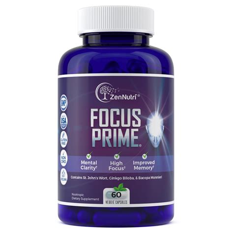 Focus, Memory, Clarity & Mood Support Brain Booster Supplement ...