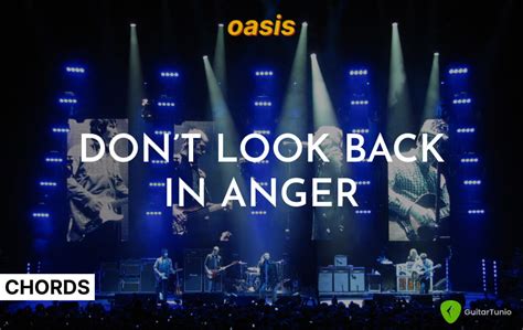 Don T Look Back In Anger Chords By Oasis Guitar Tuner Guitar Tunio