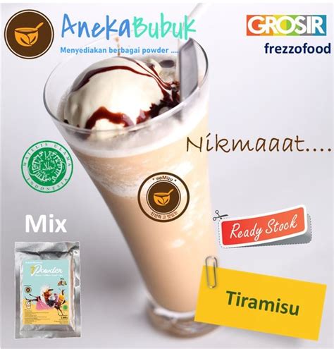 Jual Bubuk Minuman Rasa Tiramisu Mix Kg Serbuk Minuman Tiramisu Kg