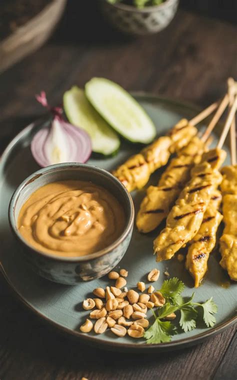 thai chicken satay  peanut sauce   recipe youll
