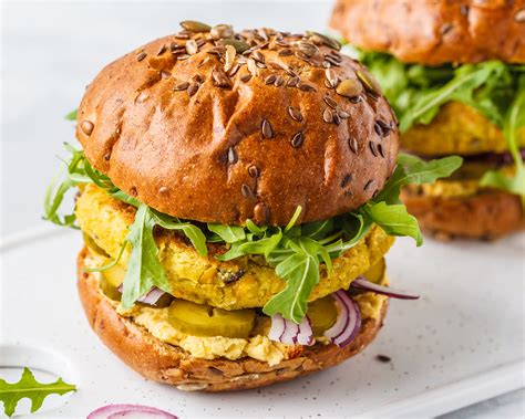 Receta Vegana De Hamburguesas De Garbanzo