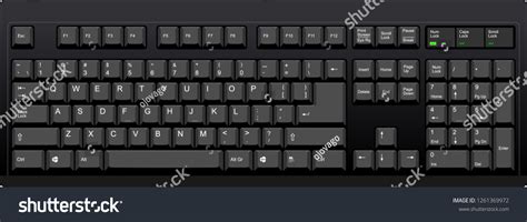 American QWERTY Keyboard Layout