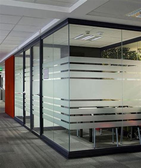 Transparent Toughened Glass Office Partition At Sq Ft In