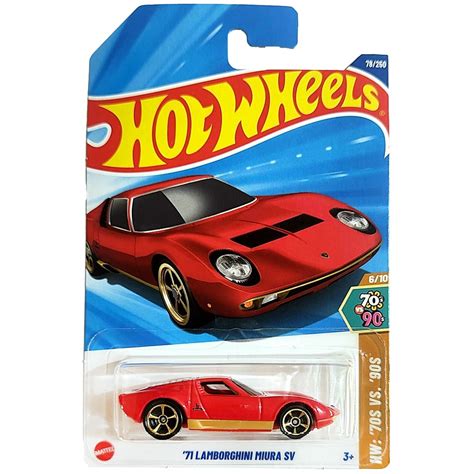 Hot Wheels B Sico Mattel Hw S Vs S Lamborghini Miura Sv Lote D Shopee Brasil