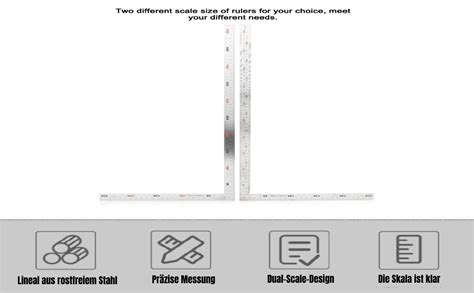 Oumefar L Shaped Framing Square Stainless Steel Degree Right Angle