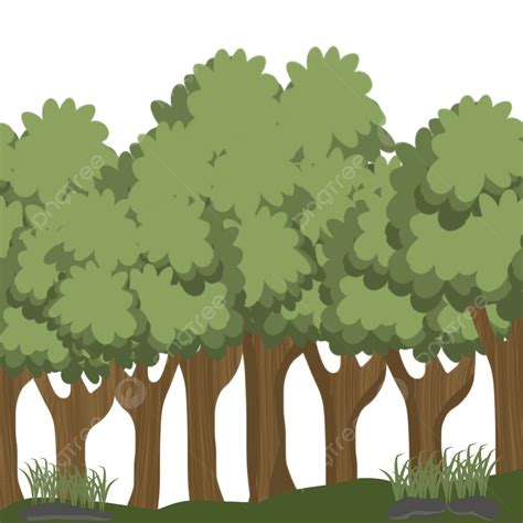 Ilustraci N De Bosque De Rboles Png Rbol Bosque Selva Png Y Psd 3150