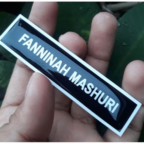 Jual Name Tag Nama Dada Nametag Papan Nama Dada Nama Dada Peniti Magnet