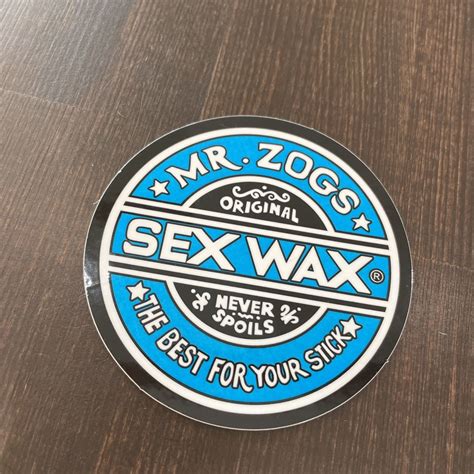 Yahoo オークション 新品 Sexwax ステッカー ブルー