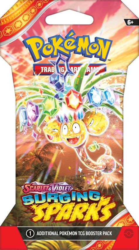 Amazon Pokémon TCG Scarlet and Violet 8 Surging Sparks Blisters