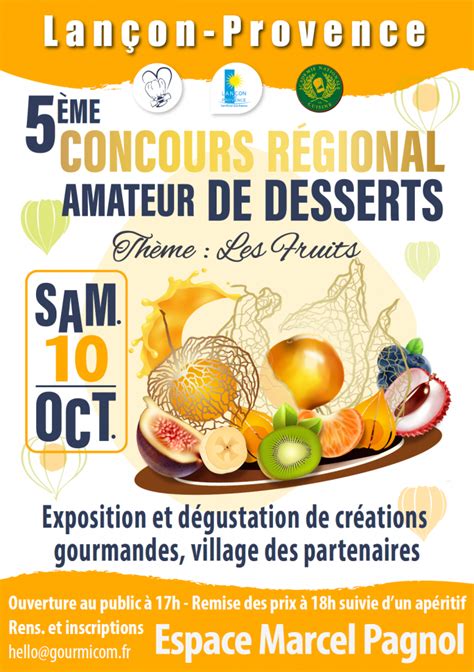 Participez Au E Concours R Gional Amateur De Desserts Caroline Generosi
