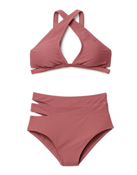 Demi Dark Pink Bikini Set XS L Adore Me