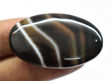 Jewelry Making Beading Cabochons Banded Agate Cabochon Polished