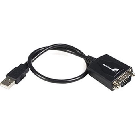 Startech Icusb232pro Usb To Serial Adapter Cable With Com Retention Usb To Db9 Mm