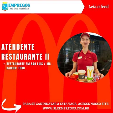 Oque Uma Atendente De Restaurante E Na Carteira De Trabalho - ATENDENTE RESTAURANTE II - SLZ Empregos