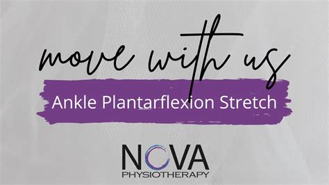 Ankle Plantarflexion Stretch - YouTube