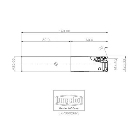 Tungaloy Indexable High Feed End Mill Mm Cut Dia Mm