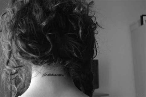 85 Magical Word Tattoos On Neck