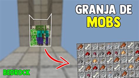 Como Hacer Una Granja De Mobs Y De Xp En Minecraft Bedrock Mcpe