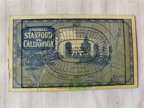 1928 Cal Vs Stanford Big Game Ticket Stub | #2020615803