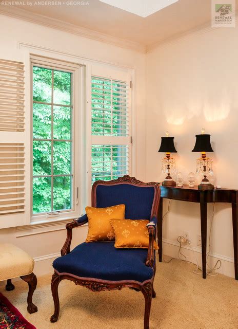 Classic Bedroom With New Casement Windows Renewal By Andersen Georgia