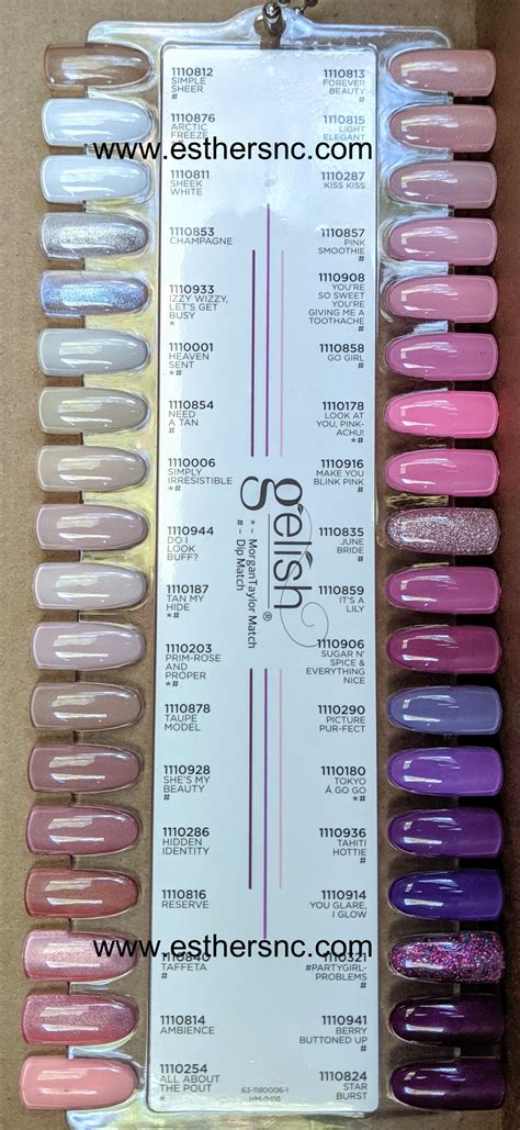 Gelish Color Swatches