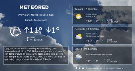 Meteo Rovato Previsioni A Giorni Meteored