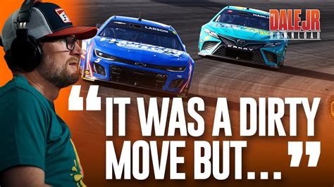 Dale Jr S Take On Denny Hamlins Controversial Race Winning Move The