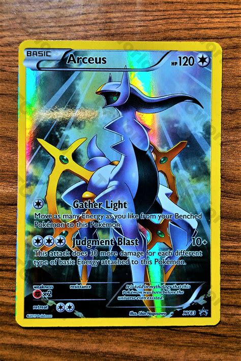 Pokemon Arceus Full Art Xy Promos Xy Nm Values Mavin