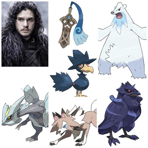 Jon Snow Theme Team : r/pokemon