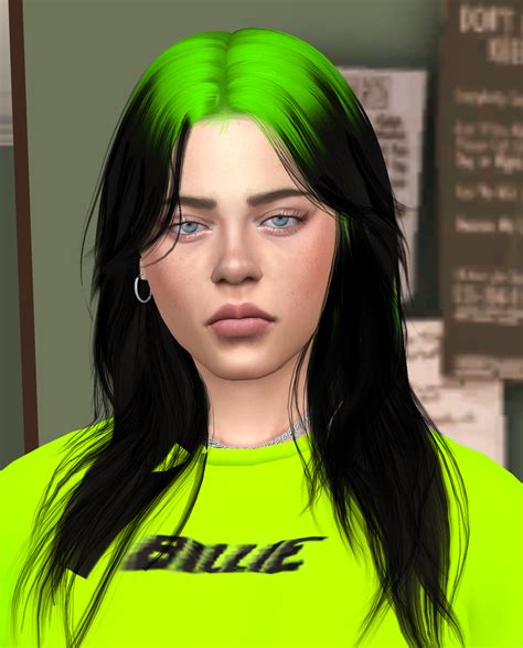 My Updated Billie Eilish Sim In The Sims 4 R Sims4