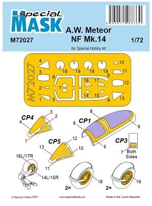 A W Meteor Nf Mk For Special Hobby Kit Special Hobby M