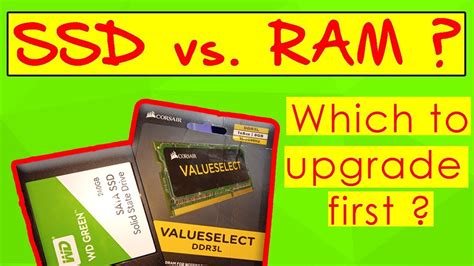 SSD vs. RAM UPGRADE ? Which one FIRST ? EVERYTHING YOU NEED TO KNOW ...