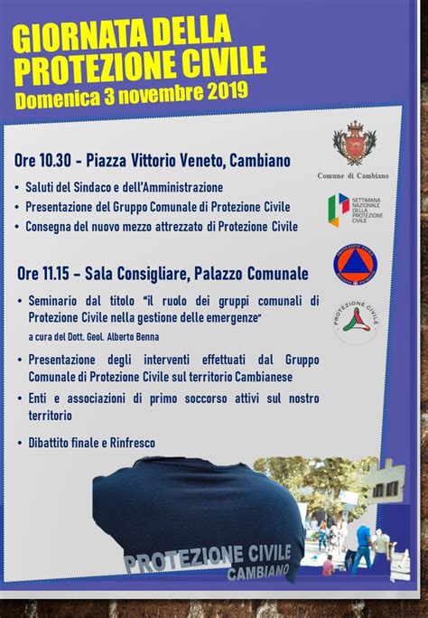 GIORNATA PROTEZIONE CIVILE Comune Di Cambiano