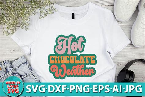 Hot Chocolate Weather RETRO SVG Graphic By Culturefix Creative Fabrica