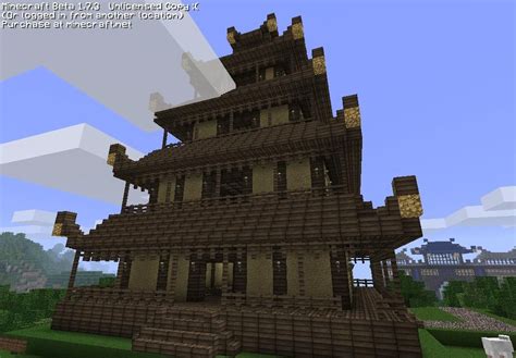 Pagodas In Japan Japanese Pagoda Minecraft Project Japanese Pagoda Minecraft Japanese House