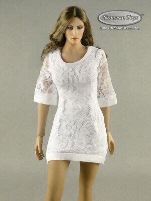 Phicen TB League Jiaou Hot Toys NT Female White Lace Party Dress EBay