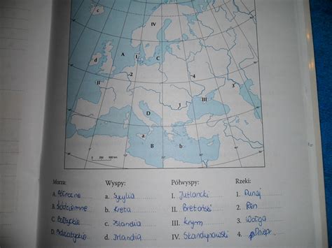 Witam Potrzebuj Map Europy Z Zaznaczonymi P Wyspami Morzami I