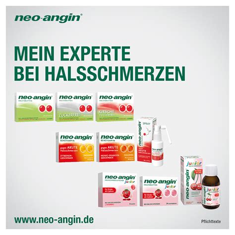 Neo Angin Benzydamin Gegen Akute Halsschmerzen Honig Orangengeschmack