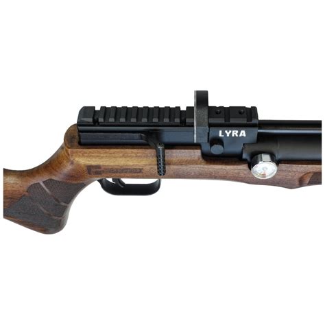 Reximex Lyra Pre Charged Air Rifle Walnut Stock £374 99 Pastimes Guns