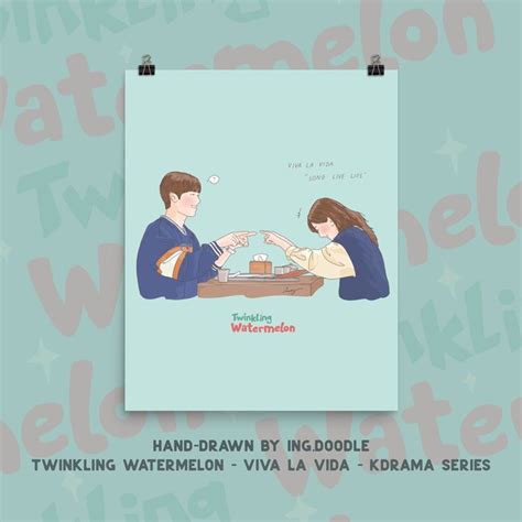 Twinkling Watermelon Viva La Vida Kdrama Poster Choi Hyun Wook Shin Eun