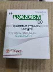 Testosterone Propionate Injection Pronorm Latest Price Manufacturers