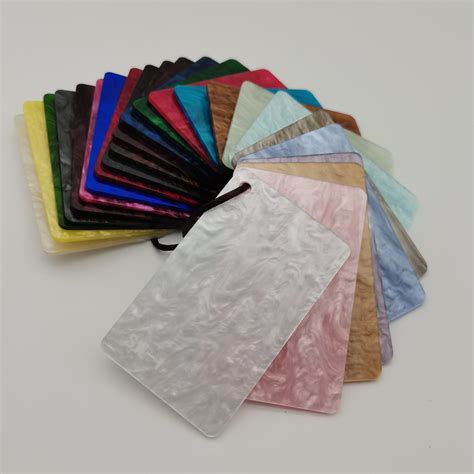 Colorful Marble Acrylic Plastic Sheet For Display Box Marble Plate