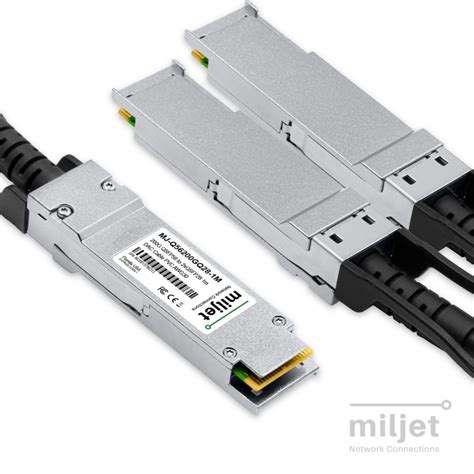 Cabo 200G QSFP DD Para 2x100G QSFP28 1m DAC Direct Attach Copper