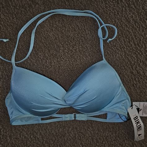 The Bikini Lab Swim The Bikini Lab Sky Blue Swim Bra Poshmark