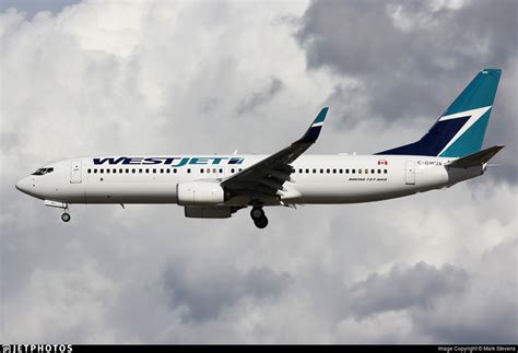 C GWUX Boeing 737 8CT WestJet Airlines Mark Stevens JetPhotos