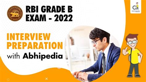 Rbi Grade B Exam 2022 Free Interview Preparation With Abhipedia Youtube