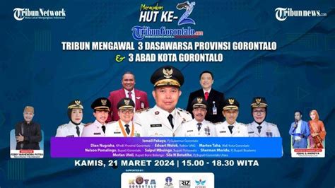 LIVE STREAMING Perayaan HUT Ke 2 Dan Peresmian Kantor TribunGorontalo