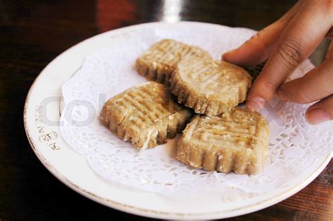 Tibetan butter tea and Tsampa | Stock image | Colourbox