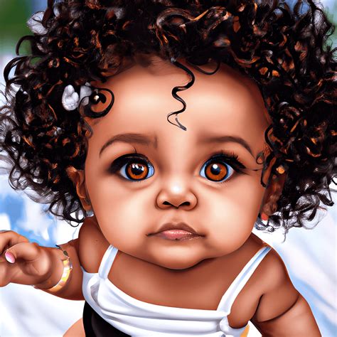 Black Baby Girl Cartoon