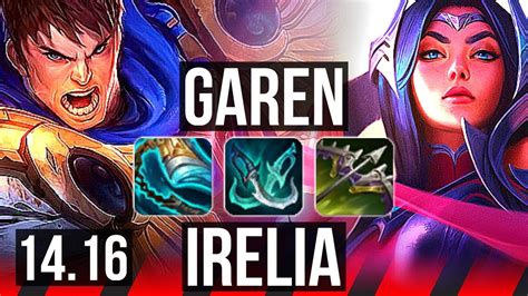 GAREN Vs IRELIA TOP 14 Solo Kills 50k DMG Legendary 21 3 7 NA